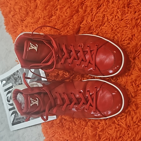 Louis Vuitton men sneakers! Red - Picture 2 of 6